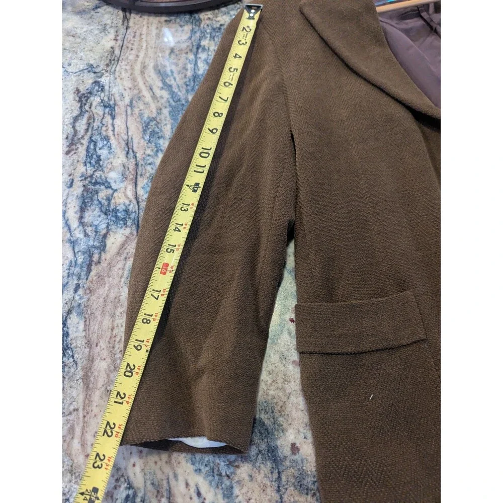 Mickey Spatz Nordstrom Stylbiella Italy Wool Cotton Herringbone Sport Coat 42S